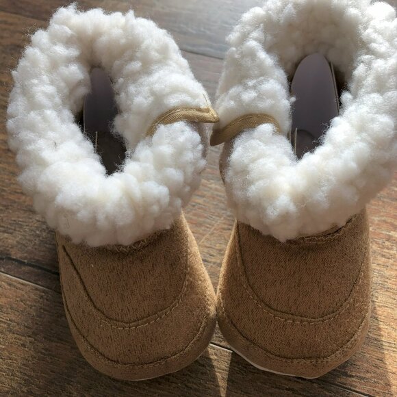 Livebox Infant Baby Girls Prewalker Warm Boots Anti -Slip Sole  6-12 months - Picture 1 of 6